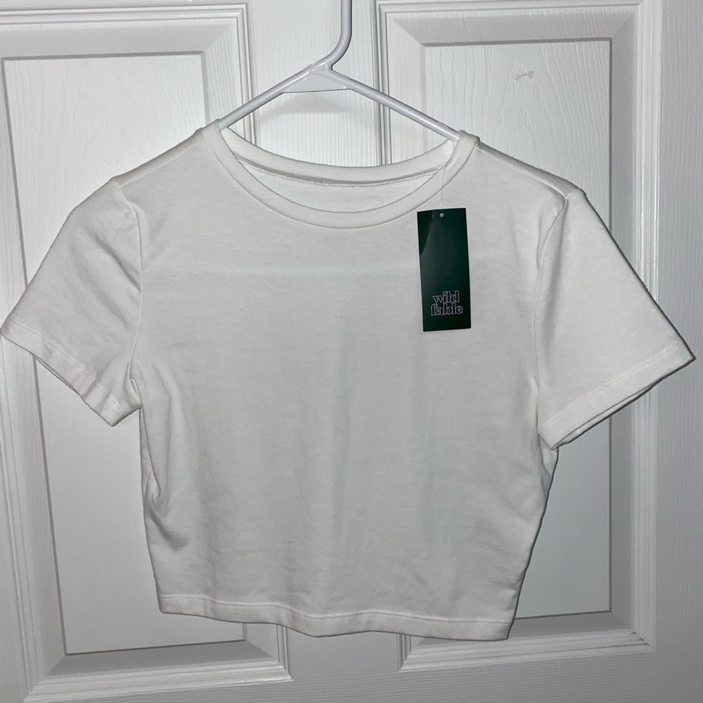 white target crop top